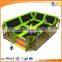 Guangzhou NEW STYLE kids toy indoor soft trampoline playground equipment