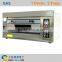 High efficiency single deck stainless steel best gas baking oven for mini bakery