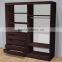 Wardrobe With Sliding Doors And Four Drawer 200 cm