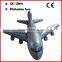 6P phthalate free PVC inflatable airplanes for promotion of air flight company