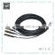 High performance DAC compatible 40G QSFP to SFP+ direct attach cable