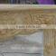 Hot Sale Hand Carved Beige Marble Fireplace Mantel