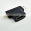 Manufactory price hdmi to mini micro hdmi connector for mobile phone