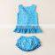 Wholesale Cotton Swing Top and Bloomers kids clothes outfit For Ruffle Bloomers For Baby Girls