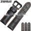 Hotsale 24mm high quality leather Strap Watch Bracelet with stainless steel buckle