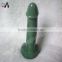 Green aventurine fake penis sculpture & fake penis