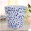 3 standard sizes jingdezhen floral painting ceramic blue and white flower pot for gardening