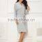 women 100%cotton nice bathrobe with edging