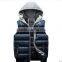 The spring and autumn winter leisure men's cotton vest vest down imitation Hooded Vest tide
