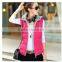 The new spring and winter short down padded vest ladies slim vest waistcoat dress coats and jackets woman