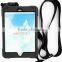 Slicone tablet shoulder strap case for Mini 123 iPad