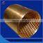 inch sizes customized porous bronze wrapped bearing bushing sleeves 34 * 30 * 25 mm for hoist machines