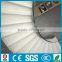 indoor curved steel wood stair case/ glass staircase --YUDI
