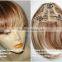TOP QUALITY remy clip in hair extension bangs/clip-in fringe bang
