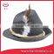 Classical Fedora Style Deep Gray Felt German Hat With Rope Band