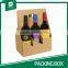 6 PACK WINE OR BEER CARRIER WHITE OR BROWN
