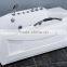 SUNZOOM UPC/cUPC certified bathtub with massage jets, pearl hydromassage bathtub, whirpool bathtub