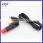 Red head Car cigarette lighter plug to DC5.5*2.1 with dc power cable