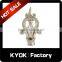 KYOK 2016 fancy decorative stretch curtain rods accessories,spray paint technology aluminum zinc curtain rod finial