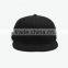 promotion blank simple snapback caps/wool fabric with 6 panel hat