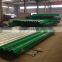 Green or silver steel Highway Guardrails