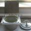 SS 304 Quad Rectangular Bathroom Hardware Floor Drain Cover