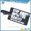 Travel items soft PVC luggage tag wholesale, hang tag for promotion gift