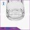 People head shaped glass wine decanter