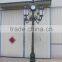 12- 36 watts of antique green aluminum Wall Lamp with Acylic Cover