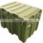 rotational molded army transit case transit container plastic tool case