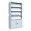 Popular 3 Layers School Library furniture Steel Book Store She Bookshelf Ladder