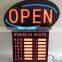 China Factory hot sale High Quality Time Open led neon signboard