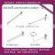 Metal Stainless Steel Slatwall Accessories