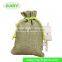 Custom Green Jute Small Fashion Cosmetic Bag