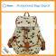 Wholesale fashionable canvas backpacks for teenage girls