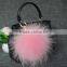 Hat Accessory Genuine Raccoon Fur Pompom/Raccoon Fur ball/Raccoon Fur ball keychain