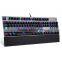 CK108 Macro mechanical keyboard with wrist rest,16 million kinds of color, color edit customizable.