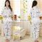 Couple Long Sleeve Printing Pajama Suit