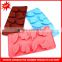 2014 New design leaf shape 100% silicone jelly candy moulds baking paper liners jelly candy moulds for cake decoration UN-2023