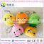 fruit keychain plush toy /plush keychain wholesale/ Yangzhou XMD plush toy