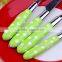 stainless steel cutlery with plastic handle