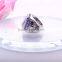>>>2016 3D Fashion European Style Men Alloy Silver Plated Rhinestone Exaggerated Vintage Sculpture Rings/