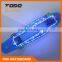 OEM Plastic Fish Shaped Skateboards With LED Wheels