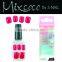 High Quality Wholesale 24pcs ABS Color Nail Tips Packed With Box