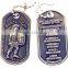 Custom metal printed dog tag