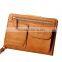 Multi function high quality leather case for ipad, leather case with hand claps