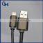High quality Micro usb + 8pin USB 2 in 1 Sync Data Charger Cable for iPhone 5/6/plus/ipad3/4/5 for Android