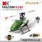 Wltoys XK K100 helicopter rc flybarless single blade helicopter FTR