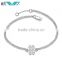 Chic Women 925 Sterling Silver Chain Bracelet Charm Jewelry Gift