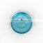 H4889 cyan glaze outside hot sale oem coffee cup and saucer logo